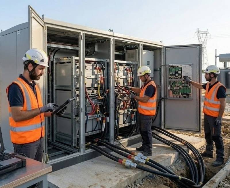 Stockage photovoltaïque pour bâtiment industriel à Balma : dimensionnement d'un parc de batteries triphasées haute tension près de Saint-Sulpice-la-Pointe